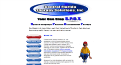 Desktop Screenshot of centralfloridatherapysolutions.com